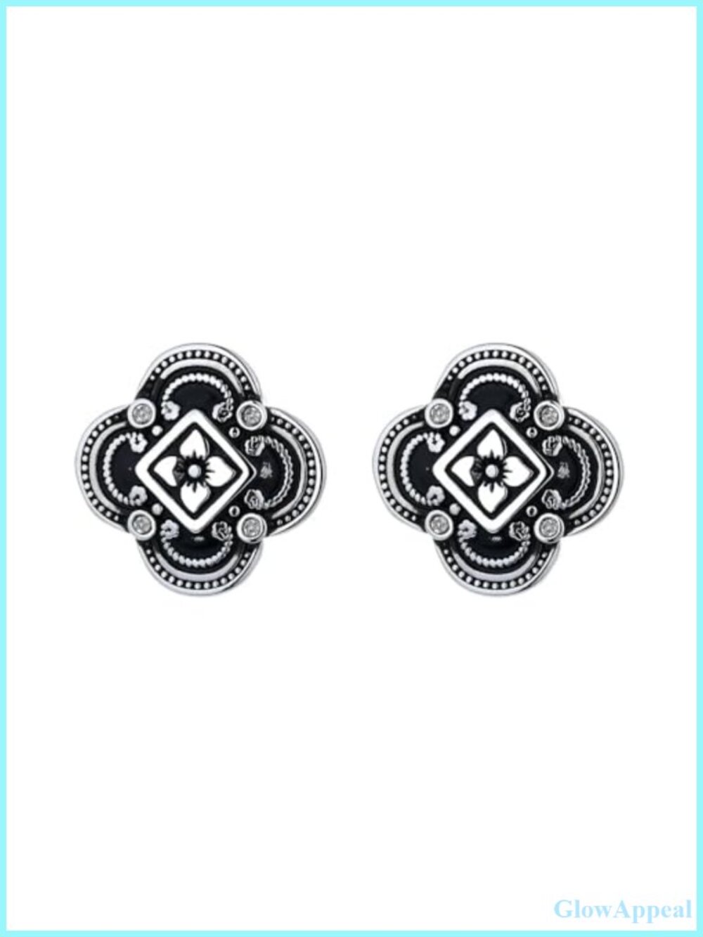 Sterling Silver Stud Earrings for Women Hypoallergenic Post Earrings Bali